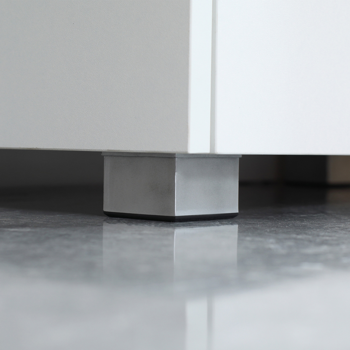 Bathroom Sink Cabinet, Floor Standing Under Sink Cabinet Double Doors White